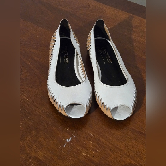 Donald Pliner Size 6.5M Eda Open Toe Sandal Ballet Flats - Picture 8 of 12